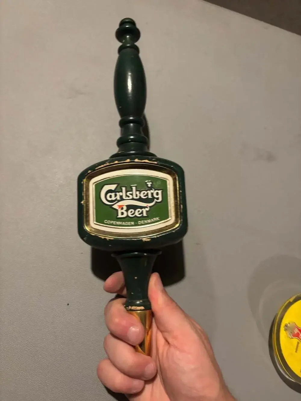 Vintage Carlsberg Beer Tap Handle Denmark